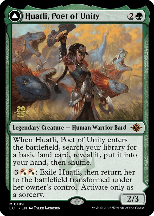 0189 Huatli, Poet of Unity M Prerelease Cards