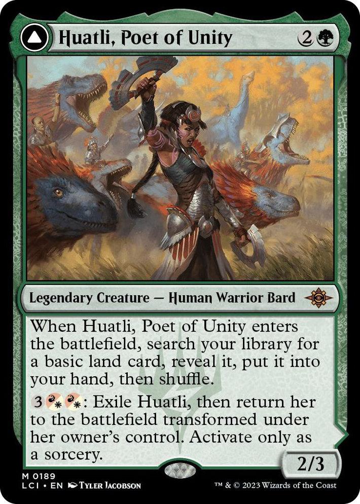 0189 Huatli, Poet of Unity M The Lost Caverns of Ixalan