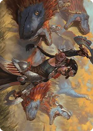 0027 Huatli, Poet of Unity Art Card S Art Series: The Lost Caverns of Ixalan