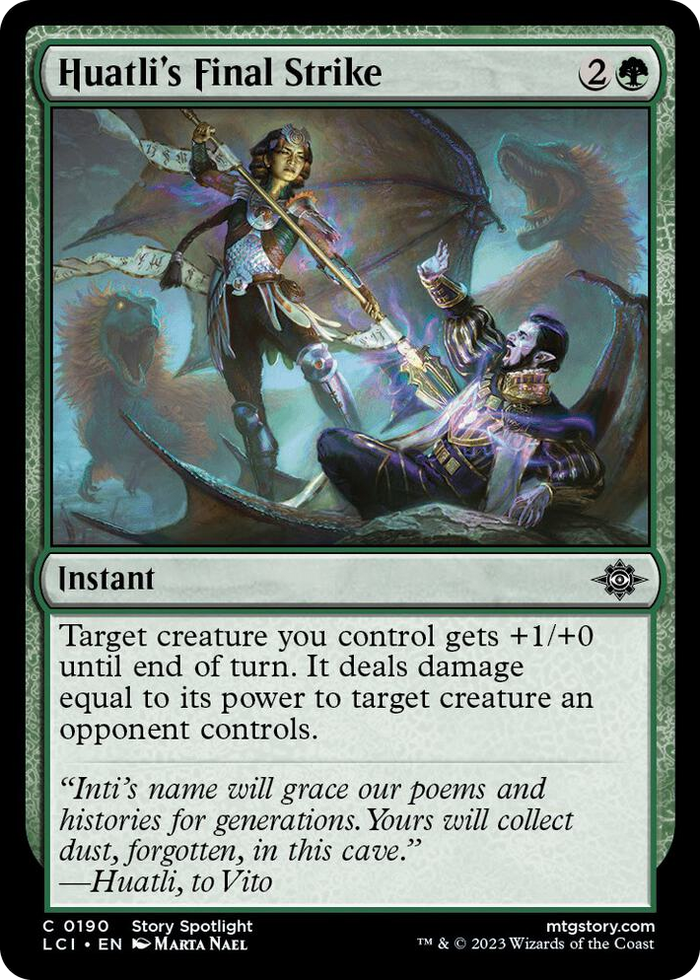 Huatli's Final Strike #190 C - The Lost Caverns of Ixalan Pokemon card