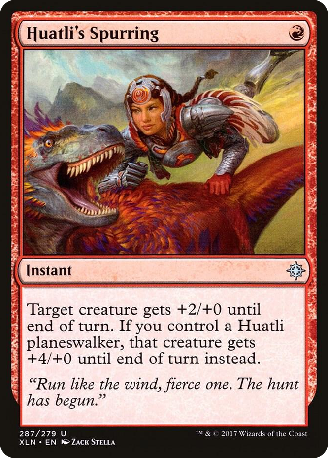 0287 Huatli's Spurring U Ixalan