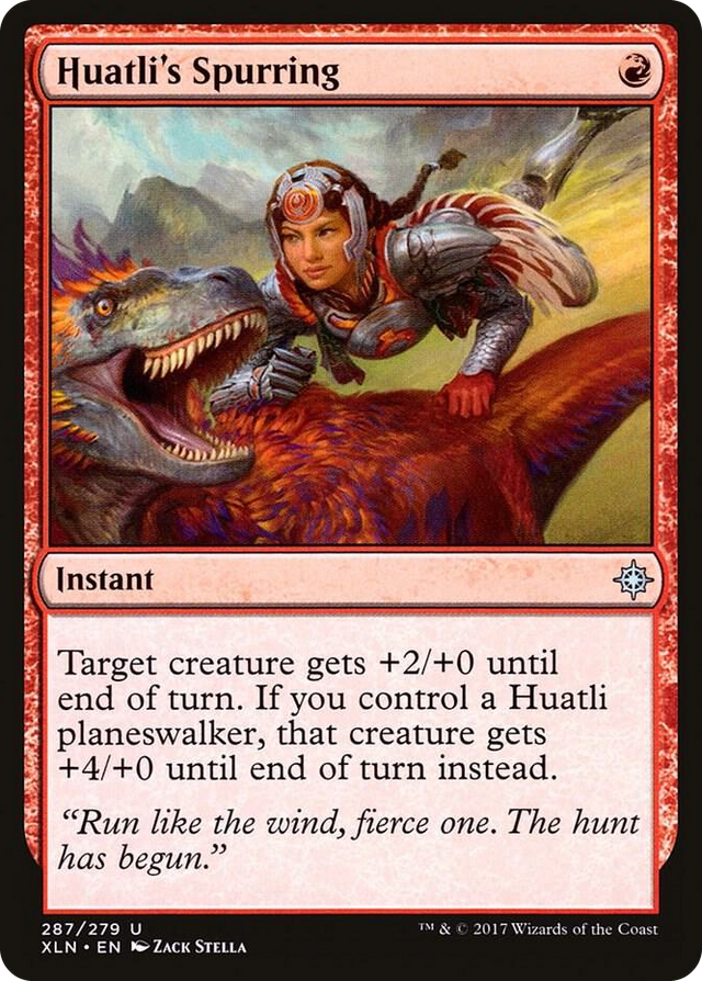 0287 Huatli's Spurring U Ixalan