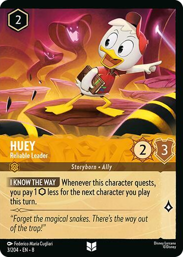 0003 Huey - Reliable Leader (Foil) Uncommon Reign of Jafar