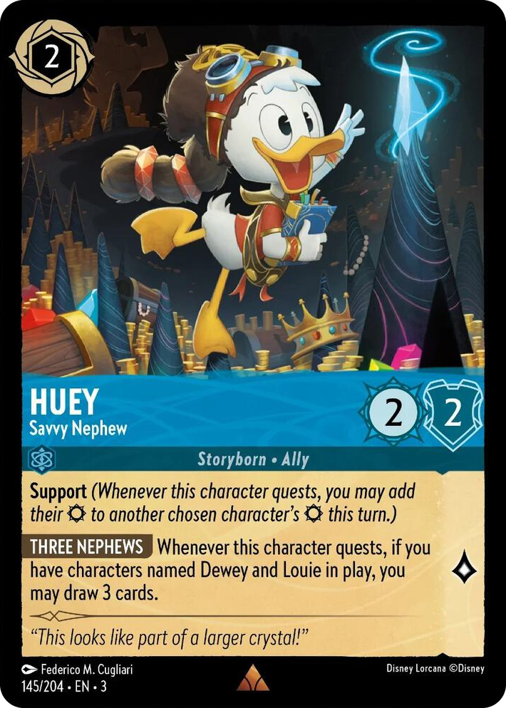 0145 Huey - Savvy Nephew Rare Into the Inklands