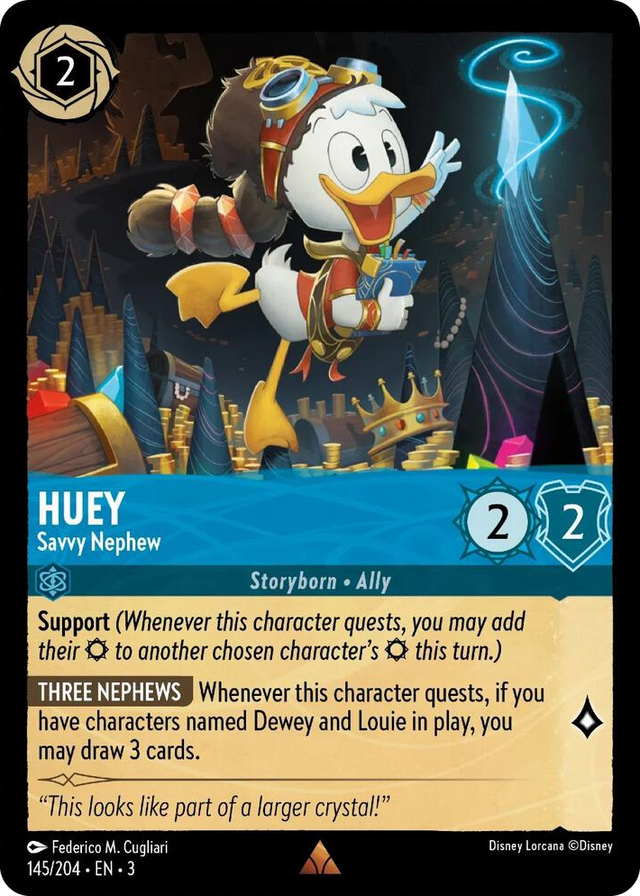0145 Huey - Savvy Nephew Rare Into the Inklands