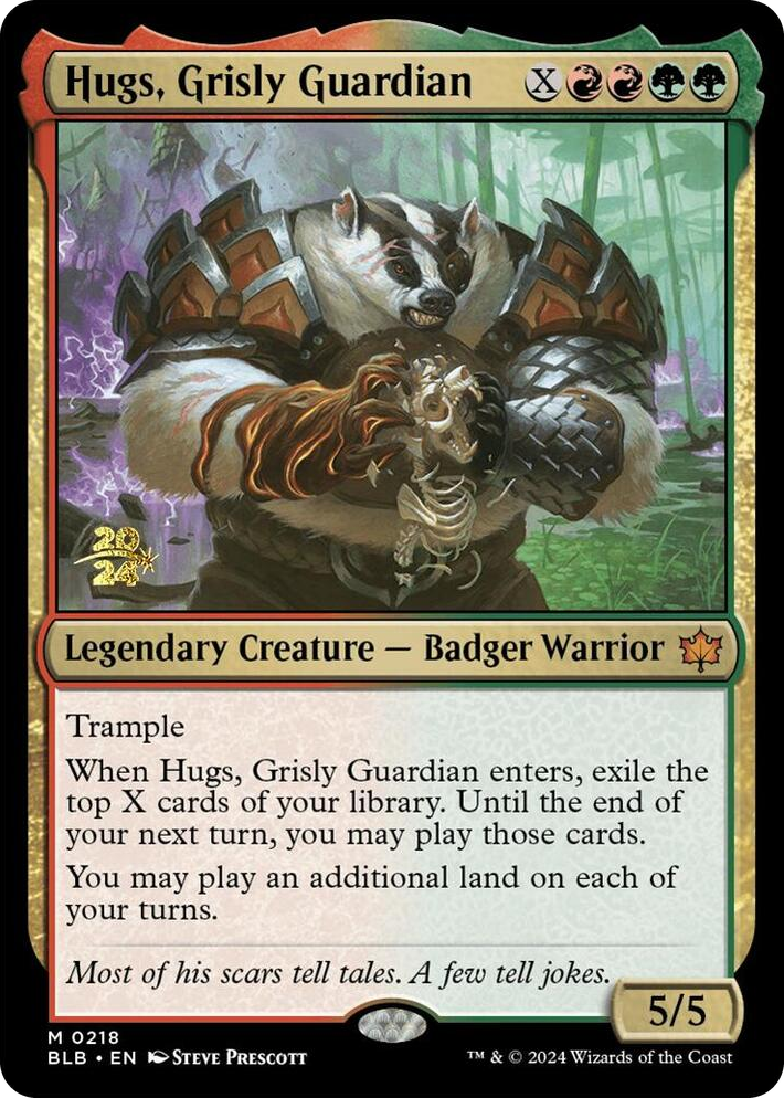 0218 Hugs, Grisly Guardian M Prerelease Cards