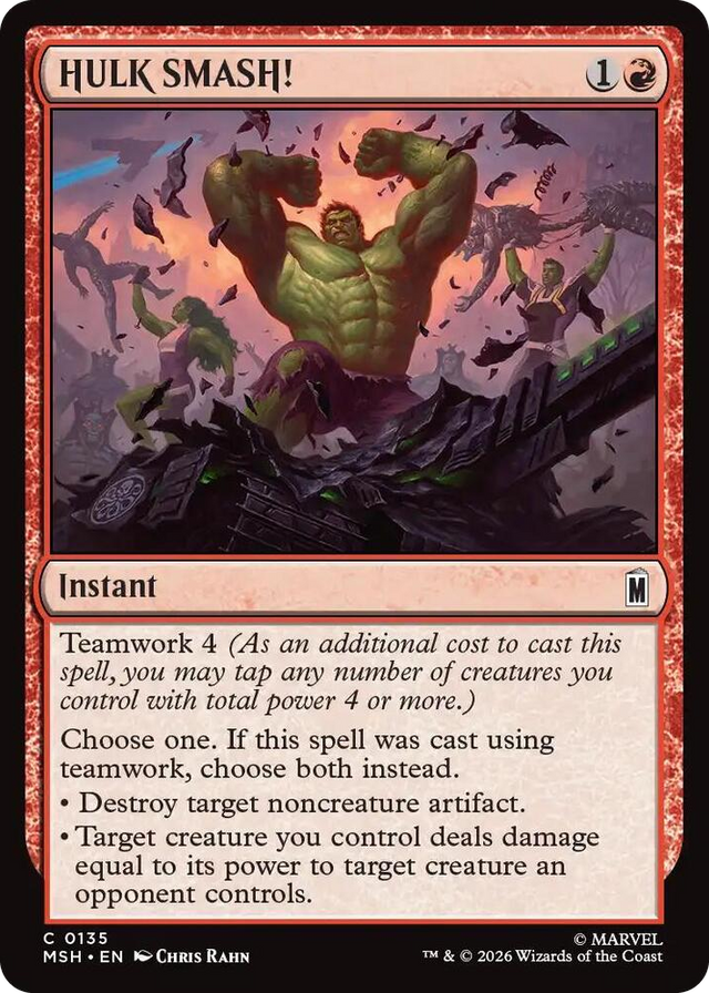 0135 HULK SMASH! C Marvel Super Heroes