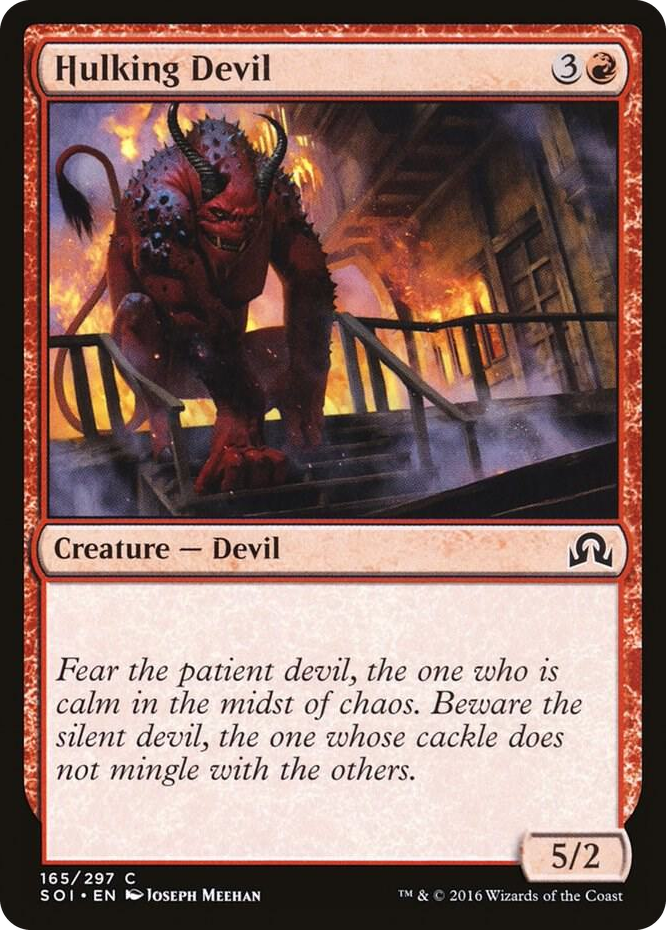 Hulking Devil #165 C - Shadows over Innistrad Pokemon card