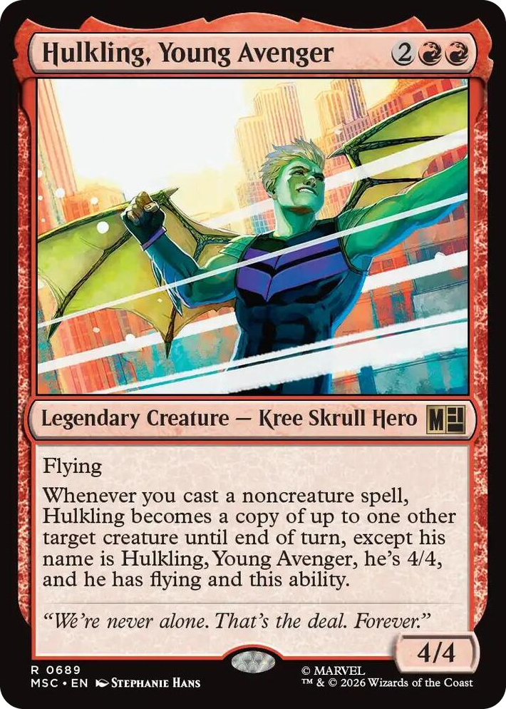0689 Hulkling, Young Avenger R Commander: Marvel Super Heroes