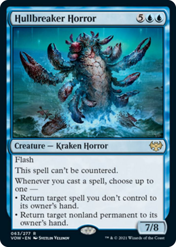 Hullbreaker Horror #63 R - Innistrad: Crimson Vow Pokemon card
