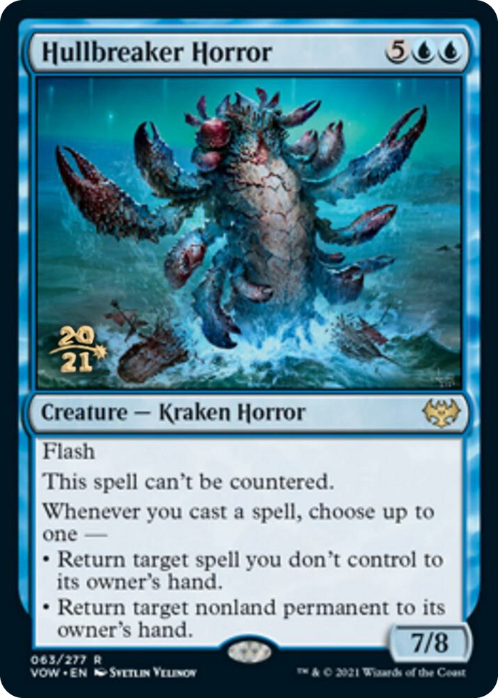 Hullbreaker Horror #63 R - Prerelease Cards Pokemon card