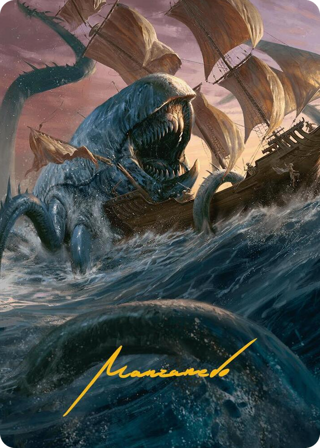 0005 Hullbreaker Horror Art Card (Gold-Stamped Signature) S Art Series: Innistrad Remastered
