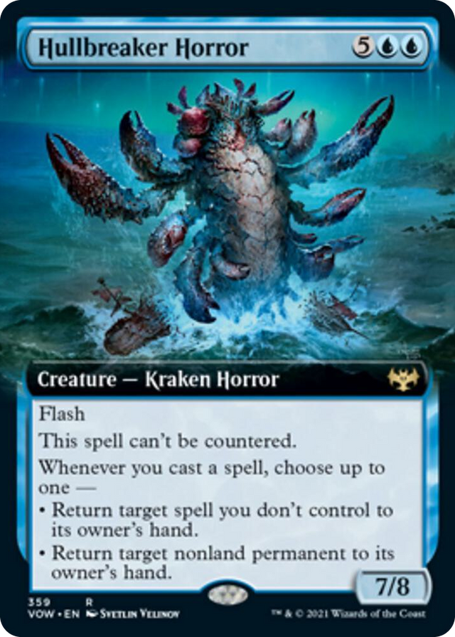 0359 Hullbreaker Horror (Extended Art) R Innistrad: Crimson Vow