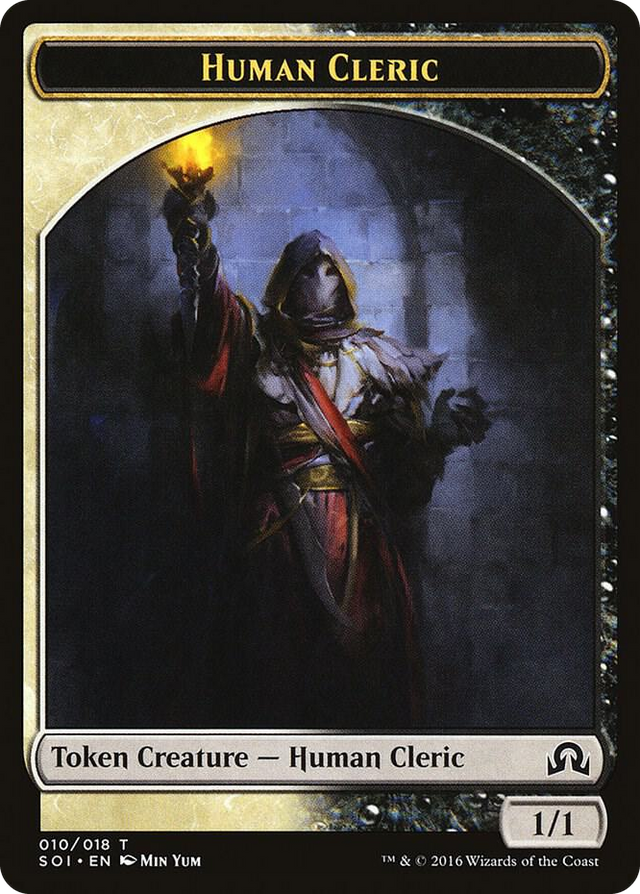 0010 Human Cleric Token T Shadows over Innistrad