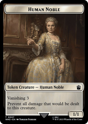 0007 Human Noble // Cyberman Double-Sided Token T Universes Beyond: Doctor Who