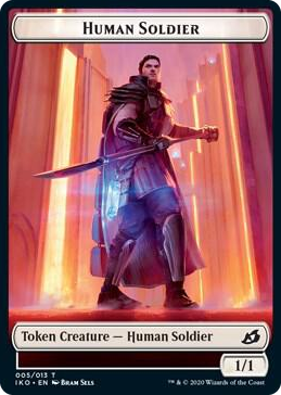 0005 Human Soldier Token (005) T Lair of Behemoths