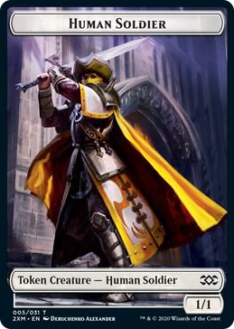 0005 Human Soldier Token T Double Masters