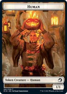 0001 Human Token T Innistrad: Midnight Hunt