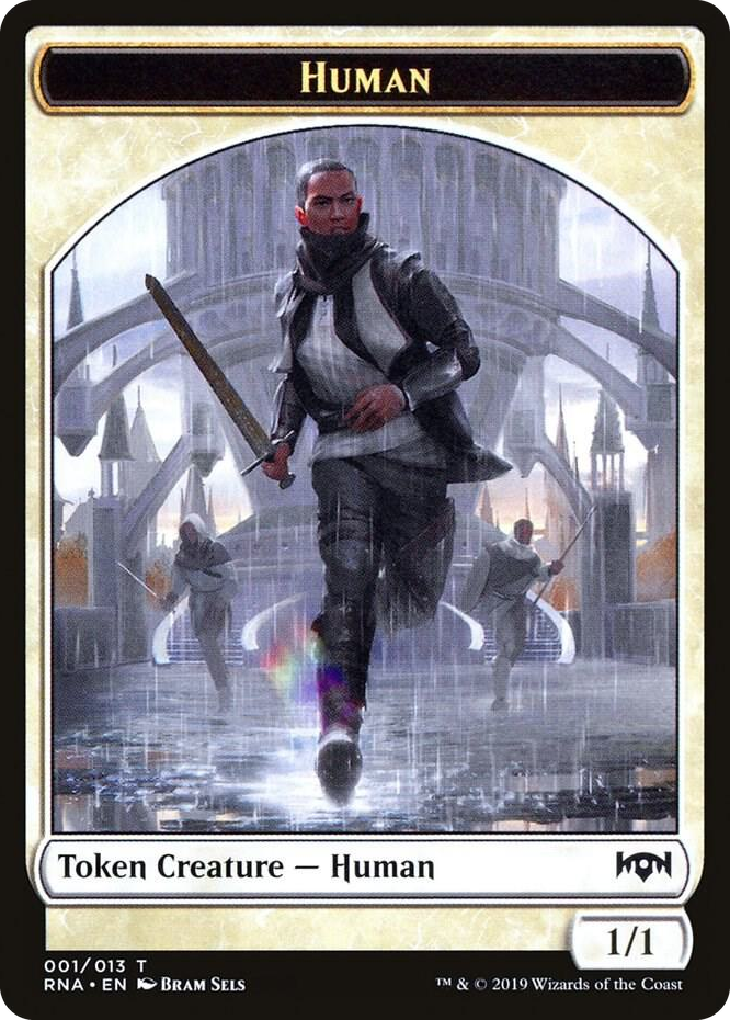 0001 Human Token T Ravnica Allegiance
