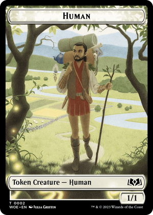 0002 Human Token T Wilds of Eldraine