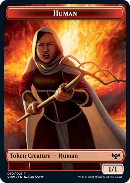 0010 Human Token (010) T Innistrad: Crimson Vow