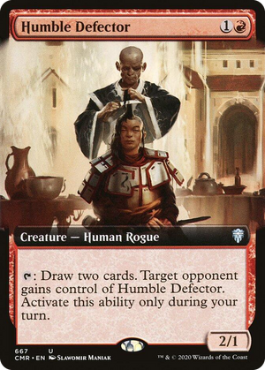 0667 Humble Defector (Extended Art) U Commander Legends