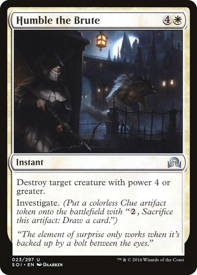 Humble the Brute #23 U - Shadows over Innistrad Pokemon card