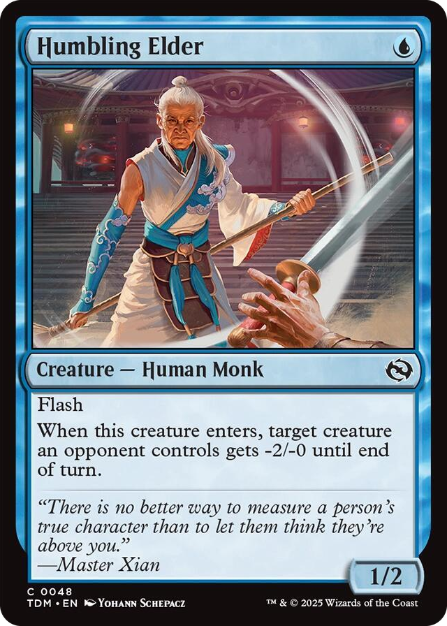 0048 Humbling Elder C Dragonstorm