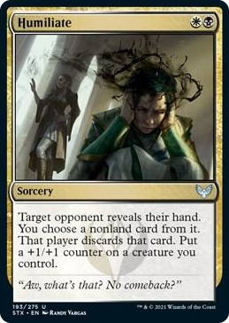 0193 Humiliate U Strixhaven: School of Mages