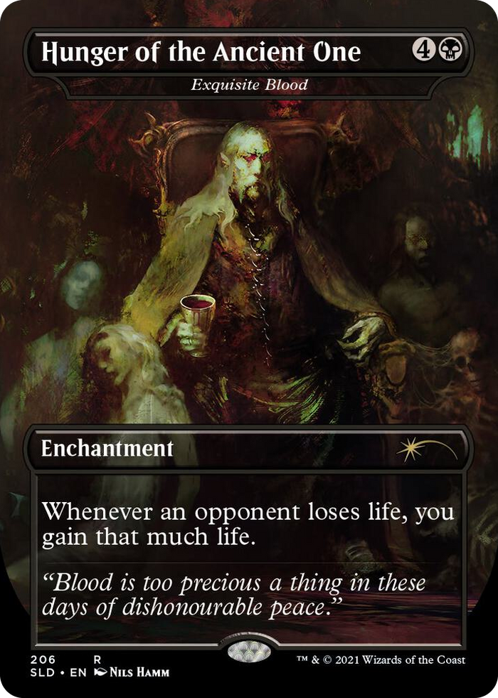 Hunger of the Ancient One - Exquisite Blood #206 R - Secret Lair Drop Series Pokemon card