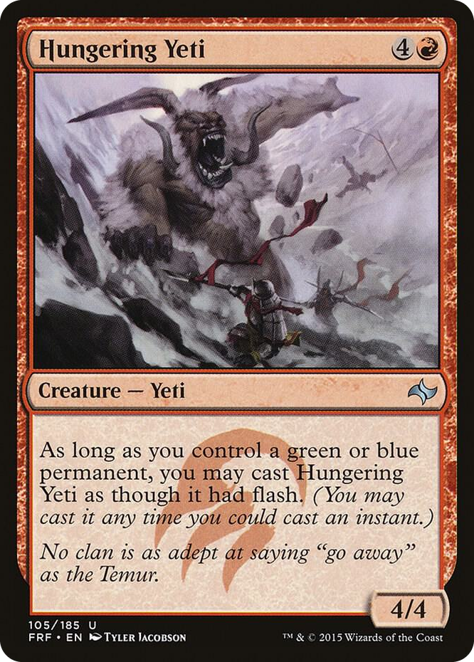 0105 Hungering Yeti U Fate Reforged