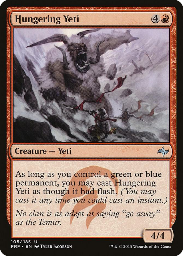 0105 Hungering Yeti U Fate Reforged