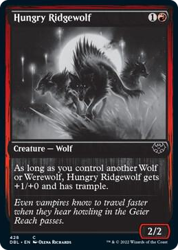 0428 Hungry Ridgewolf C Innistrad: Double Feature