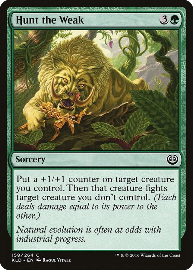 0158 Hunt the Weak C Kaladesh