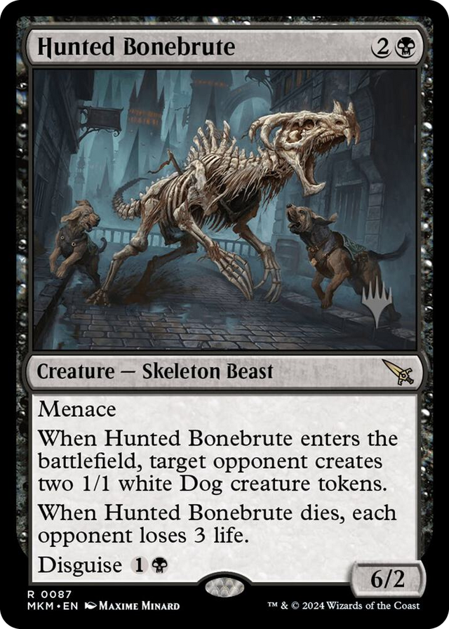 0087 Hunted Bonebrute R Promo Pack: Murders at Karlov Manor