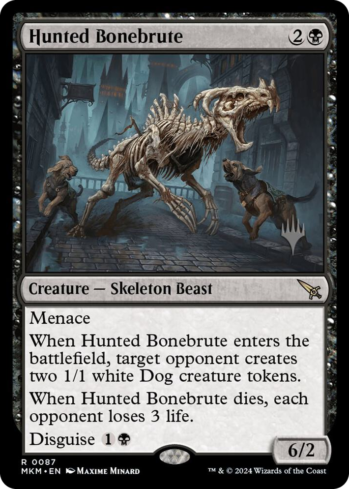 0087 Hunted Bonebrute R Promo Pack: Murders at Karlov Manor