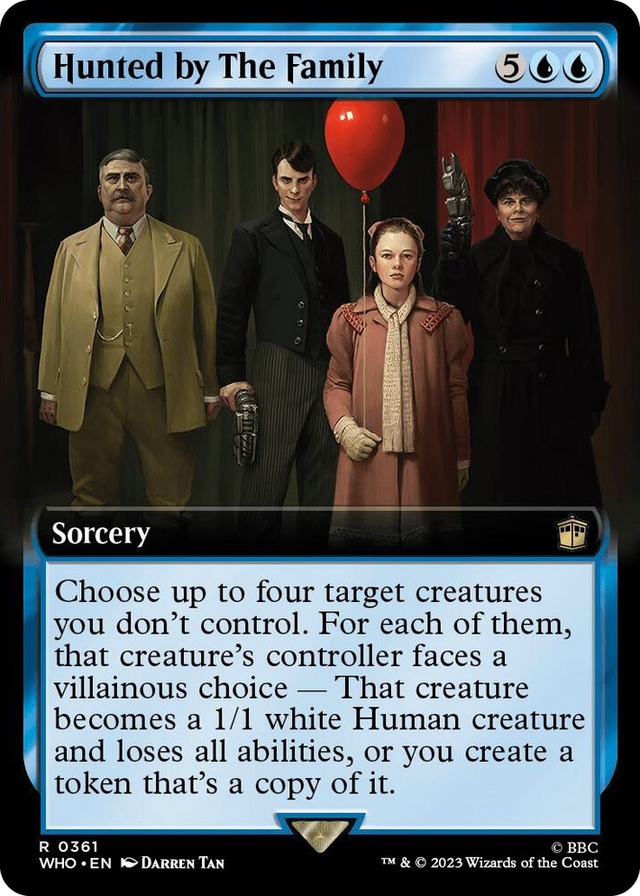 0361 Hunted by The Family (Extended Art) R Universes Beyond: Doctor Who