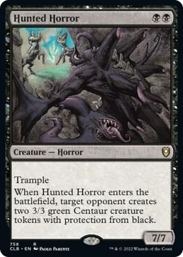 0758 Hunted Horror R Commander Legends: Battle for Baldur's Gate