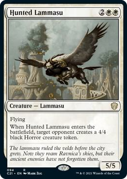 0094 Hunted Lammasu R Commander 2021