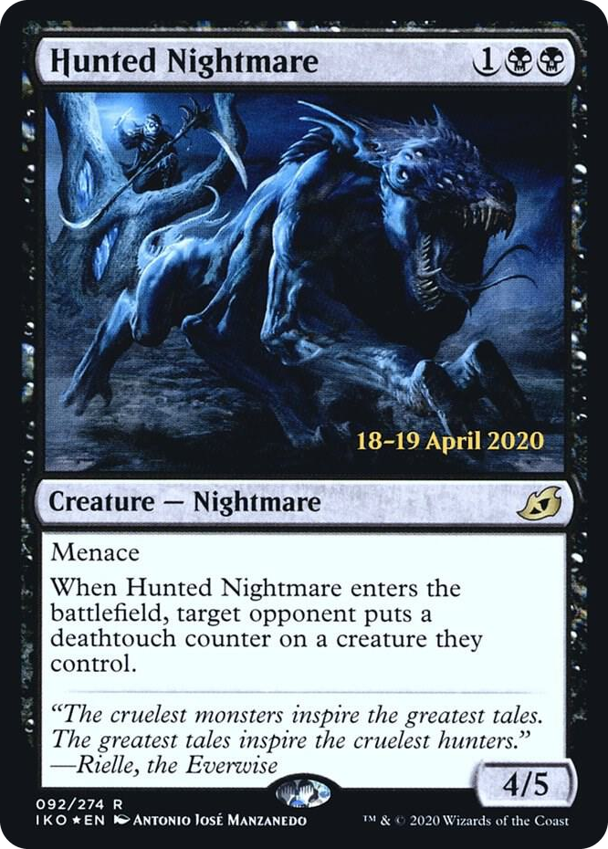 0092 Hunted Nightmare R Prerelease Cards