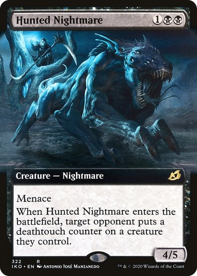 0322 Hunted Nightmare (Extended Art) R Lair of Behemoths