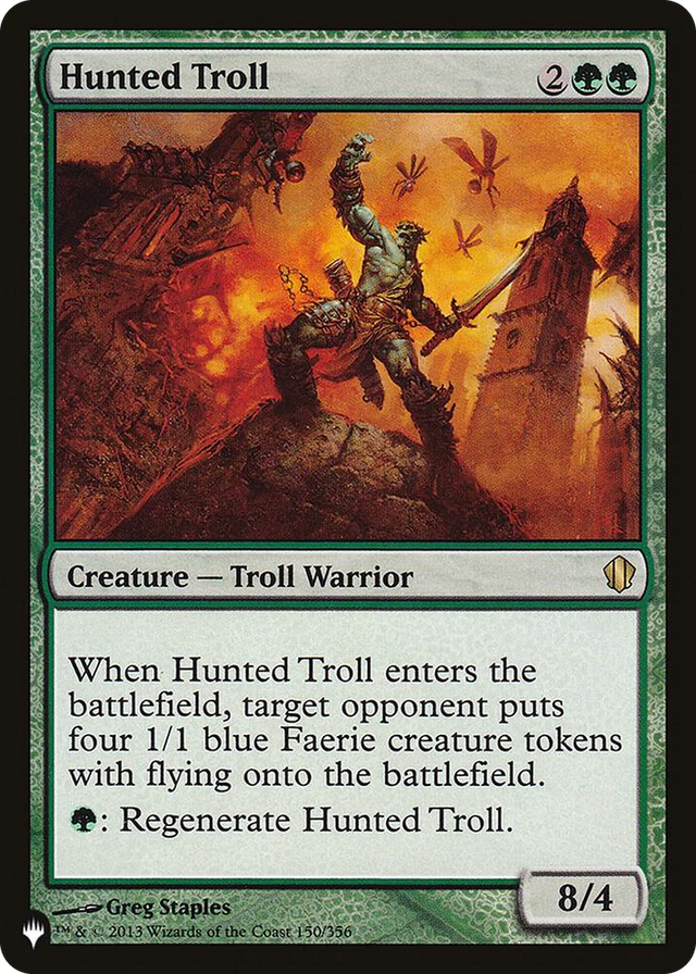 0150 Hunted Troll R The List Reprints