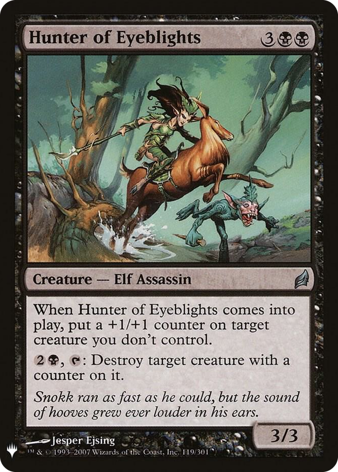 0119 Hunter of Eyeblights U The List Reprints