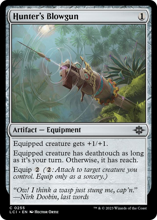 0255 Hunter's Blowgun C The Lost Caverns of Ixalan