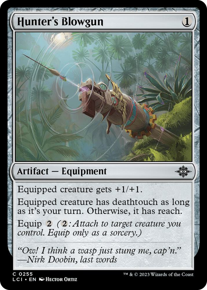 Hunter's Blowgun #255 C - The Lost Caverns of Ixalan Pokemon card