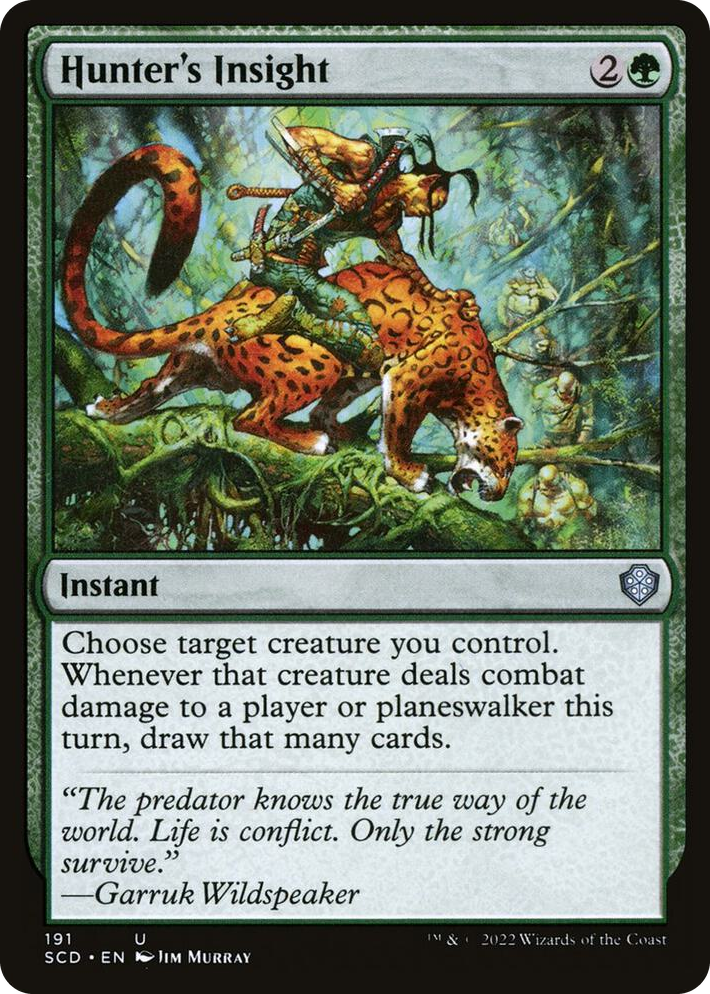 0191 Hunter's Insight U Starter Commander Decks