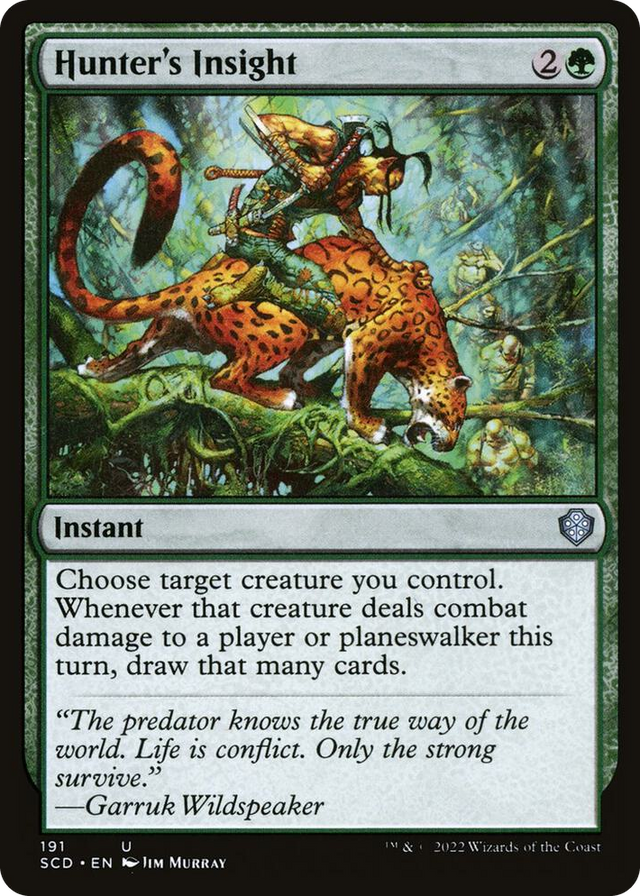 0191 Hunter's Insight U Starter Commander Decks