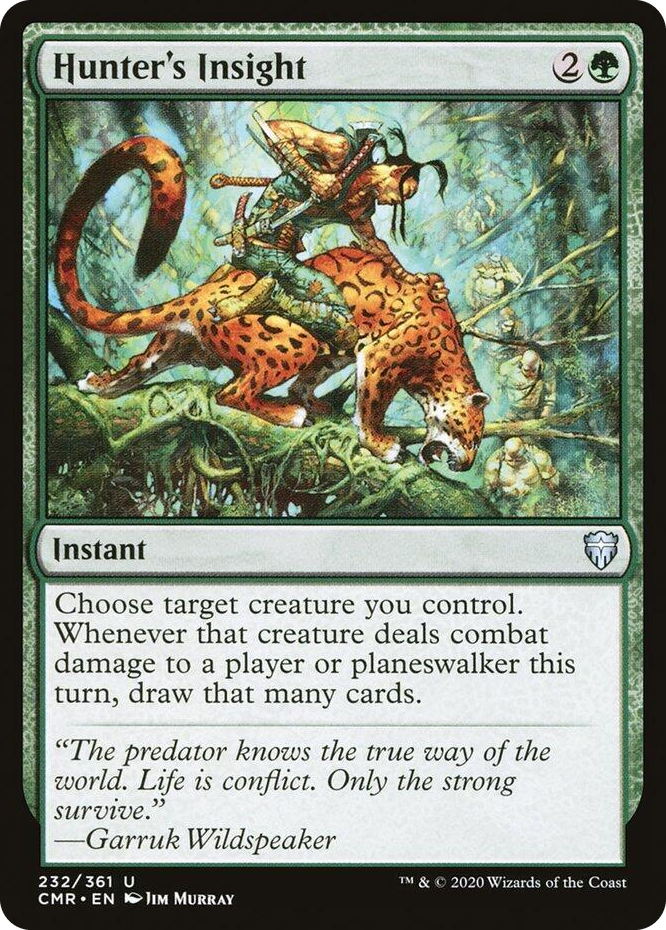 0232 Hunter's Insight U Commander Legends