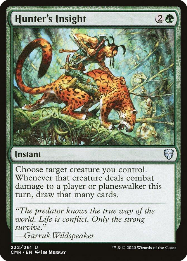 0232 Hunter's Insight U Commander Legends