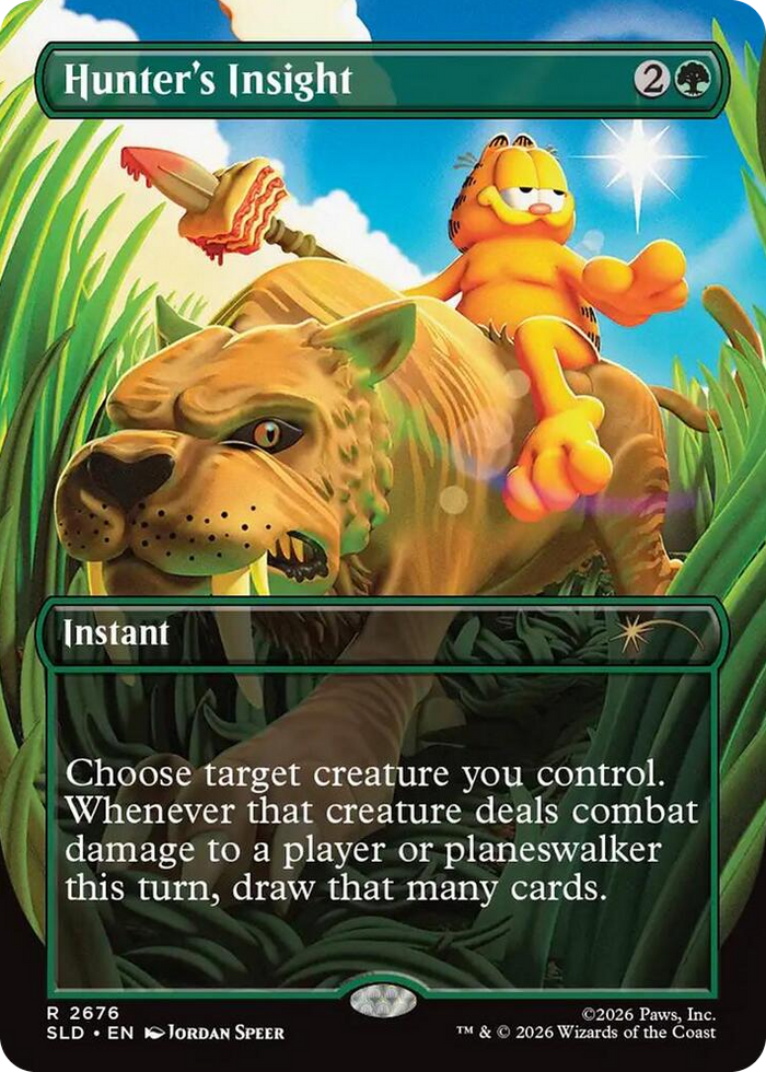 Hunter's Insight #2676 R - Secret Lair Drop Series Pokemon card